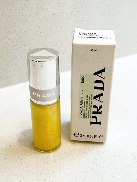 Prada Other - PRADA Reflection Glossy Liquid Balm in Banana Yellow Mini / Travel Size
